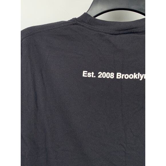 COMFORT COLORS Men's Black Logo Crewneck Casual Short Sleeve T-Shirt SZ S - Picture 6 of 9